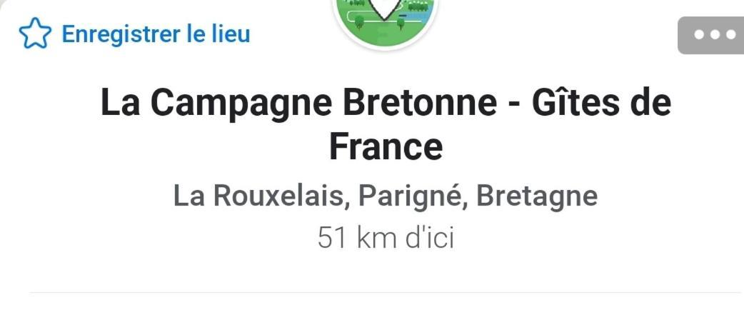 La Campagne Bretonne Villa Parigne Bagian luar foto